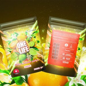 One Life Edibles – Citrus Blossom Gummy – 300mg THC (Sativa) product image