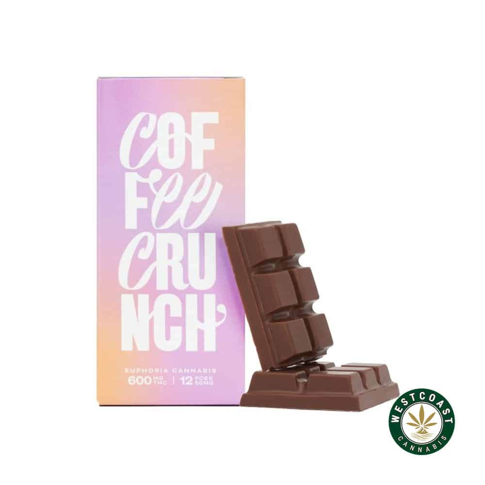 Euphoria Cannabis – Coffee Crunch THC 600MG Euphoria Cannabis – Coffee Crunch THC 600MG product image