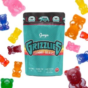 Ganja Edibles – Grizzlies Gummy Bears 350mg THC product image