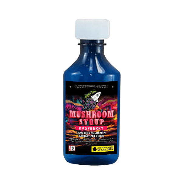 Higher Fire Extracts – Mushroom Syrup – Raspberry 3000mg Psilocybin Higher Fire Extracts – Mushroom Syrup – Raspberry 3000mg Psilocybin product image