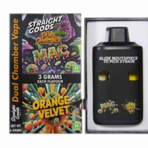 Straight Goods – Dual Chamber Vape – Mac + Orange Velvet (3 Grams + 3 Grams) product image