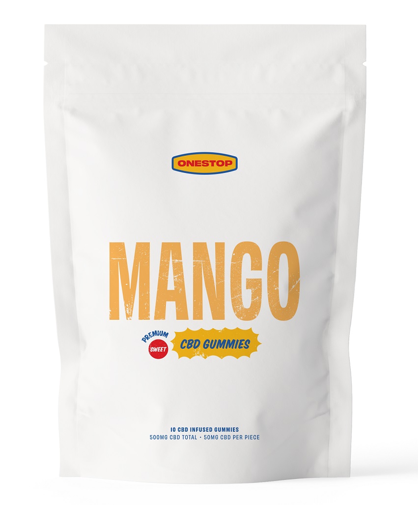 One Stop – Mango CBD Gummies 500mg One Stop – Mango CBD Gummies 500mg product image
