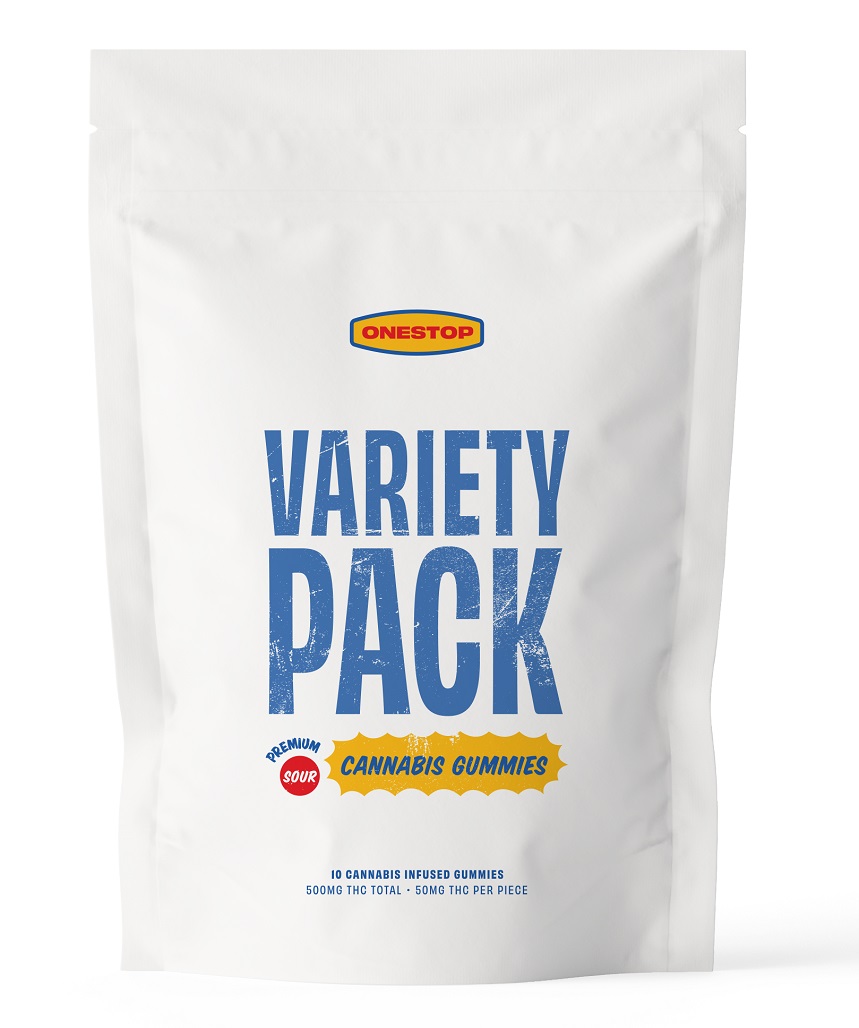 One Stop – Sour Variety Pack THC Gummies 500mg One Stop – Sour Variety Pack THC Gummies 500mg product image