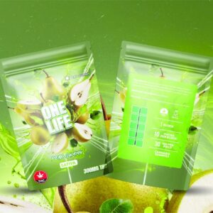 One Life Edibles – Pear Gummy – 300mg THC (Sativa) product image