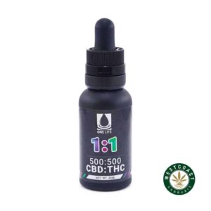 One Life Tincture – 1:1 (500mg CBD : 500mg THC) product image