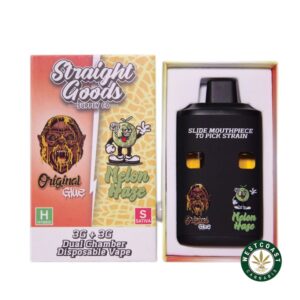Straight Goods – Dual Chamber Vape – Original Glue + Melon Haze (3 Grams + 3 Grams) product image