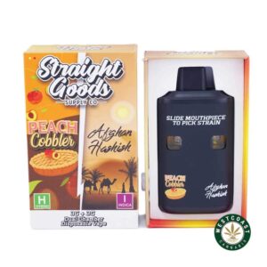 Straight Goods – Dual Chamber Vape – Peach Cobbler + Afghan Hashish (3 Grams + 3 Grams) product image