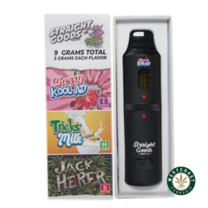 Straight Goods – Triple Chamber Vape – Cherry Kool Aid + Tricks Milk + Jack Herer (3 Grams + 3 Grams + 3 Gram) product image