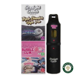 Straight Goods – Triple Chamber Vape – Death Star + Bubble Gum + Wedding Cake (3 Grams + 3 Grams + 3 Gram) product image