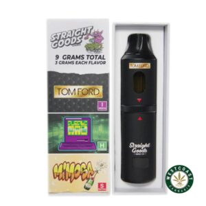 Straight Goods – Triple Chamber Vape – Tom Ford + Purple Mac + Mimosa (3 Grams + 3 Grams + 3 Gram) product image
