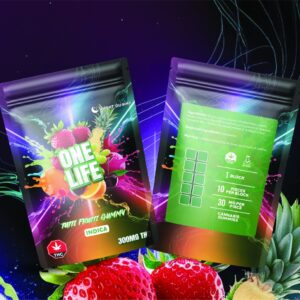 One Life Edibles – Tutti Frutti Gummy – 300mg THC (Indica) product image