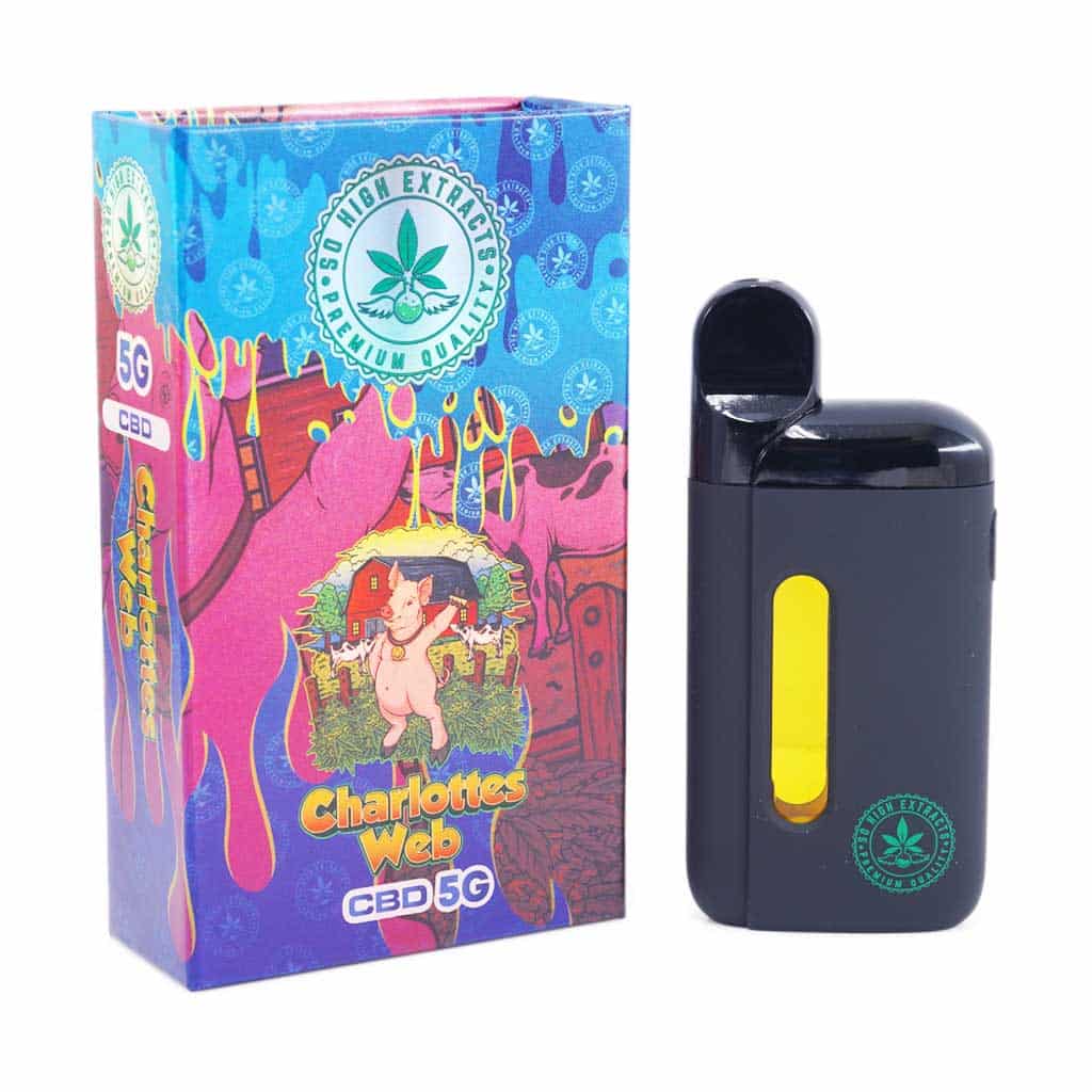 So High Extracts CBD Disposable Pen – Charlotte’s Web 5ML So High Extracts CBD Disposable Pen – Charlotte’s Web 5ML product image
