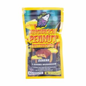 Higher Fire Extracts – Mushroom Peanut butter Chocolate Cups – Banana 5000MG product image
