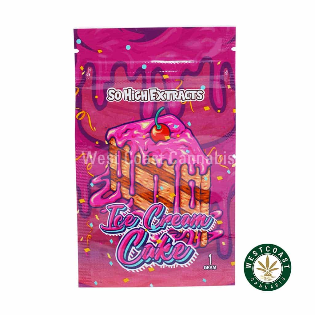 V979A2 ICECREAMCAKE SOHIGH SHATTER WCCANNABIS So High Extracts Premium Shatter – Ice Cream Cake product image