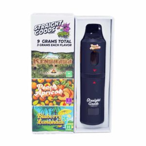 Straight Goods – Triple Chamber Vape – Kinshasa + Peach Apricot + Blueberry Lemonade (3 Grams + 3 Grams + 3 Gram) product image