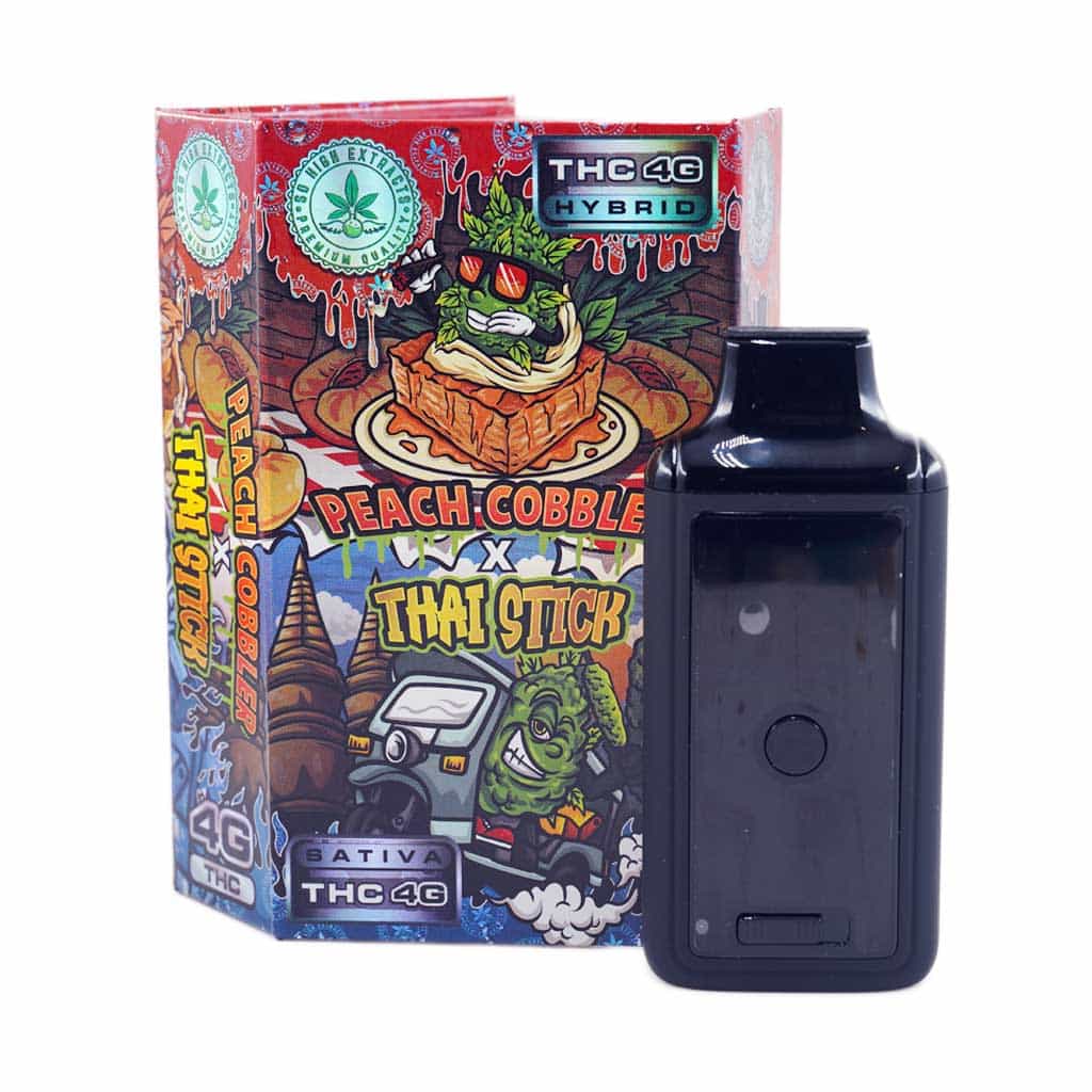 So High Extracts – Dual Chamber Pen – Peach Cobbler + Thai Stick (4 Grams + 4 Grams) So High Extracts – Dual Chamber Pen – Peach Cobbler + Thai Stick (4 Grams + 4 Grams) product image