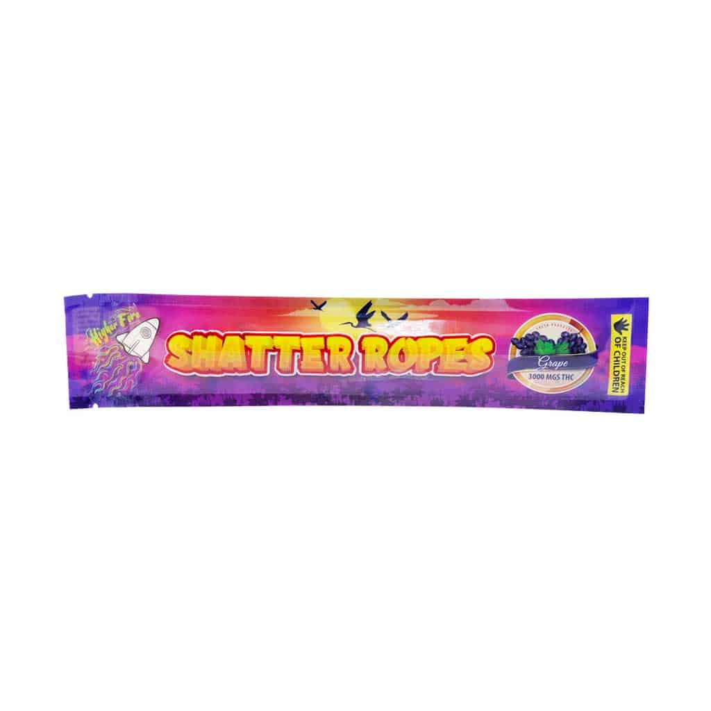 Higher Fire Extracts – Shatter Ropes – Grape 3000MG THC Higher Fire Extracts – Shatter Ropes – Grape 3000MG THC product image