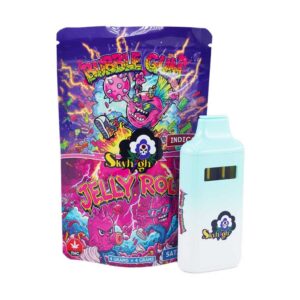 Sky High Extract – Dual Chamber Vape – Bubble Gum (Indica) + Jelly Roll (Sativa) – (4 Grams + 4 Grams) product image
