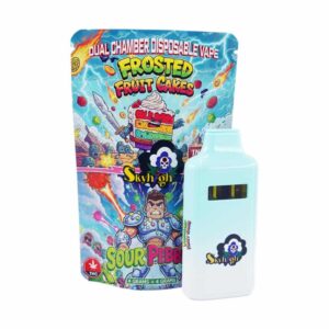 Sky High Extract – Dual Chamber Vape – Frosted Fruit Cakes (Indica) + Sour Pebbles (Sativa) – (4 Grams + 4 Grams) product image