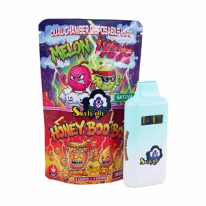 Sky High Extract – Dual Chamber Vape – Melon Lychee (Sativa) + Honey Boo Boo (Indica) – (4 Grams + 4 Grams) product image