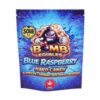 Bomb Edibles – 500mg THC Sour Hard Candy – Blue Raspberry product image