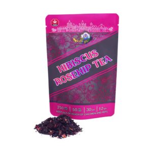 Sky High Tea – Hibiscus Rosehip Tea – 250mg THC + 50mg CBD product image