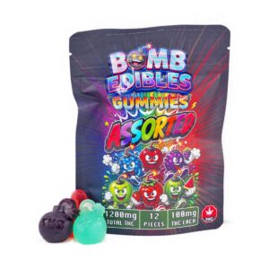 Bomb Edibles – 1200mg THC Gummy – Assorted product image