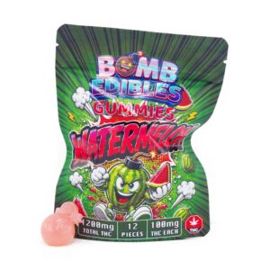 Bomb Edibles – 1200mg THC Gummy – Watermelon product image