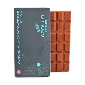 Apollo Edible Chocolates – Almond Milk Chocolate Bar – 1200MG THC product image
