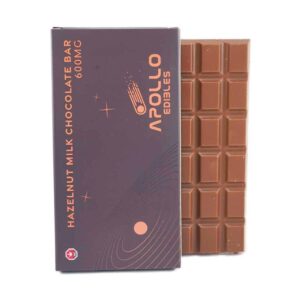 Apollo Edible Chocolates – Hazelnut Milk Chocolate Bar – 600MG THC product image