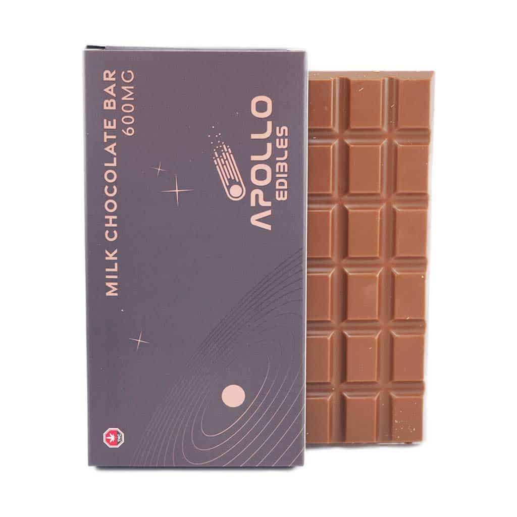 Apollo Edible Chocolates – Milk Chocolate Bar – 600MG THC Apollo Edible Chocolates – Milk Chocolate Bar – 600MG THC product image