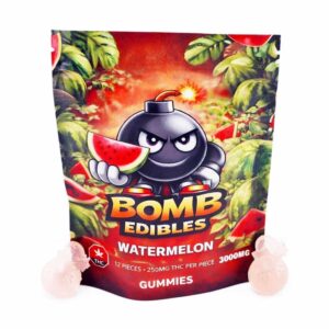 Bomb Edibles – 3000mg THC Gummies – Watermelon product image