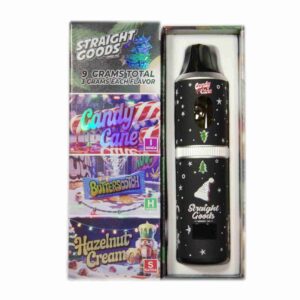 Straight Goods – Triple Chamber Vape – Christmas Series – Candy Cane + Butterscotch + Hazelnut Cream (3 Grams + 3 Grams + 3 Gram) product image