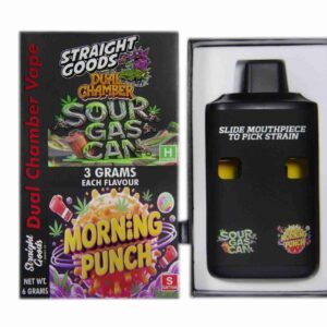Straight Goods – Dual Chamber Vape – Sour Gascan + Morning Punch (3 Grams + 3 Grams) product image