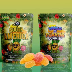 Sky High Edibles – World of Flavor Gummies – South America (1200mg THC) product image