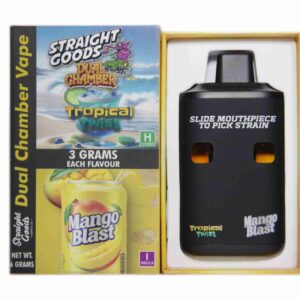 Straight Goods – Dual Chamber Vape – Tropical Twist + Mango Blast (3 Grams + 3 Grams) product image